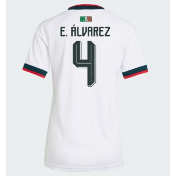 Billige Fotballdrakt Mexico Edson Alvarez #4 Replika Bortedrakt Dame VM 2026 Kortermet